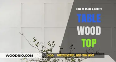 Crafting a Stunning DIY Wood Top Coffee Table: Step-by-Step Guide