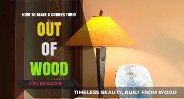 Crafting a Stylish Corner Table: A Simple Woodworking Guide