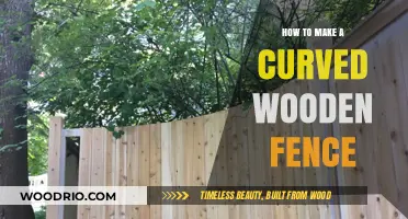 Crafting Elegance: A Guide to Building Curved Wooden Fences