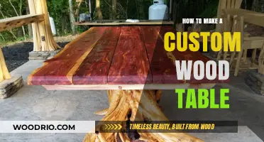 Crafting Your Perfect Custom Wood Table: A Step-by-Step Guide