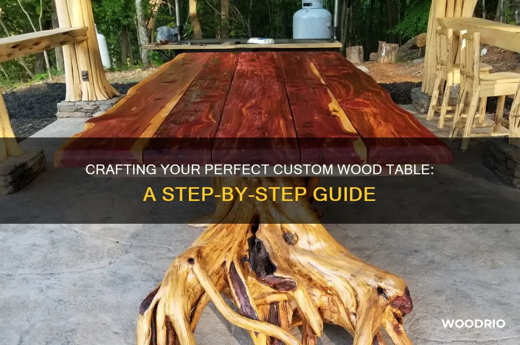 how to make a custom wood table