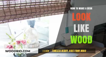 Transform Your Desk: A Guide to Achieving a Wood-Like Finish