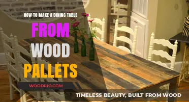 Crafting a Rustic Dining Table from Reclaimed Wood Pallets
