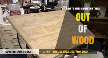 Crafting Your Own Wooden Drafting Table: A DIY Guide