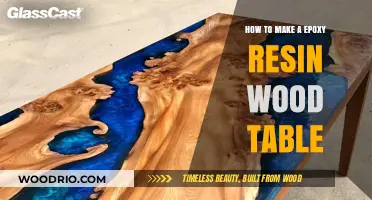 Crafting a Stunning Epoxy Resin Wood Table: Step-by-Step Guide