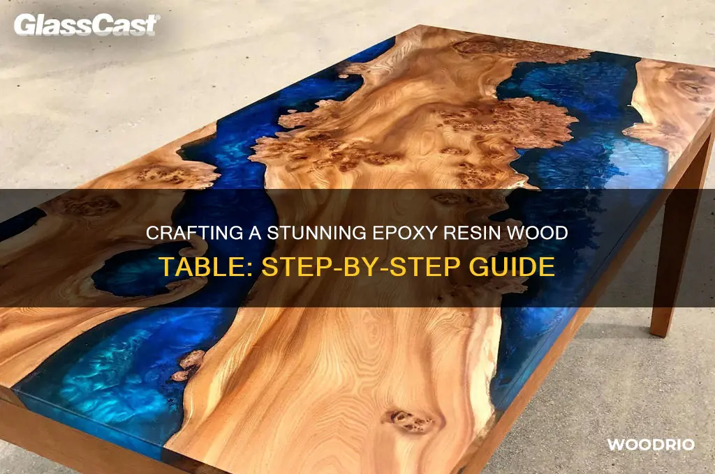 how to make a epoxy resin wood table