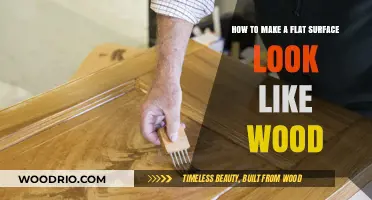 Transforming Flat Surfaces: A Guide to Achieving a Wood-Like Finish