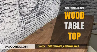 Crafting a Perfect Flat Wood Table Top: Step-by-Step Guide