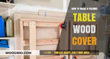 DIY Folding Table Wood Cover: Easy Steps for a Perfect Fit