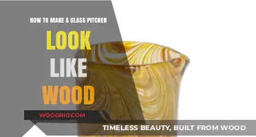 Transforming Glass: A Guide to Making Your Pitcher Look Like Wood
