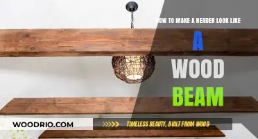 Crafting a Rustic Wood Beam Header: A DIY Guide