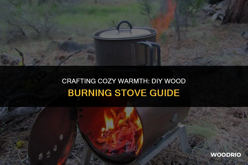 how to make a homemade wood burning stove