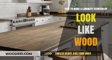Transform Your Laminate Countertop: A Wood-Like Makeover Guide