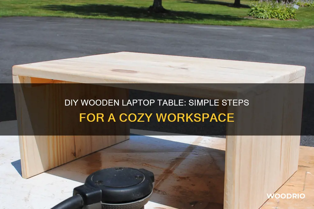 how to make a laptop table out of wood