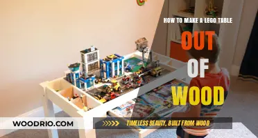 DIY Wooden Lego Table: Crafting a Creative Play Space