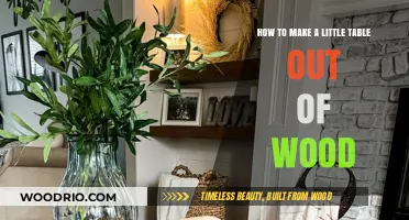 Crafting a Charming Wooden Table: A Beginner's DIY Guide