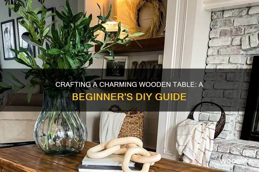 how to make a little table out of wood