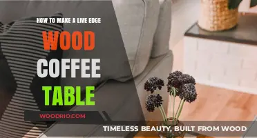 Crafting a Stunning Live Edge Wood Coffee Table: DIY Guide