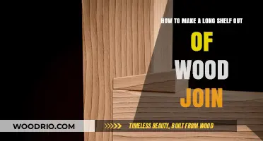 DIY Woodworking Guide: Crafting a Long Shelf with Wood Joinery