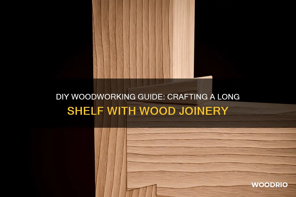 how to make a long shelf out of wood join