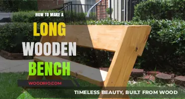 Crafting a Sturdy Long Wooden Bench: DIY Guide for Beginners