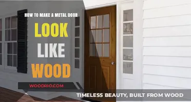 Transforming Metal: A Guide to Making Doors Look Like Wood