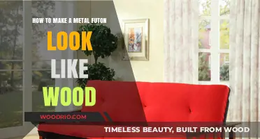 Transforming Metal Futons: A Guide to Achieving a Wooden Look
