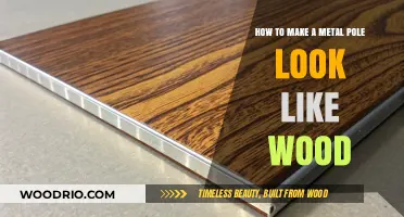 Transforming Metal: Techniques to Achieve a Wood-Like Finish on Poles
