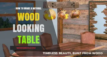 Crafting a Rustic Natural Wood Table: DIY Guide for Beginners