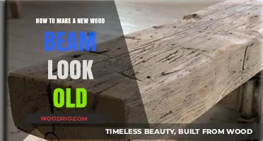 Aging Wood Beams: Techniques to Create an Authentic Vintage Look