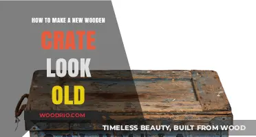 Aging Wood Crates: Techniques to Create a Vintage Look