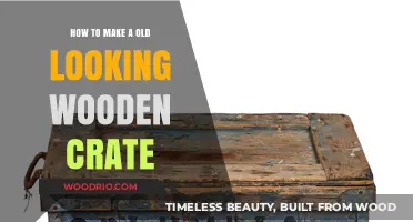 Crafting Vintage Charm: DIY Guide to Aging Wooden Crates