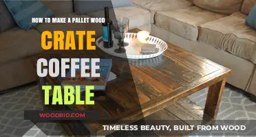 DIY Pallet Wood Crate Coffee Table: Easy Step-by-Step Guide