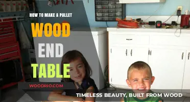 DIY Pallet Wood End Table: Easy Upcycling Project Guide