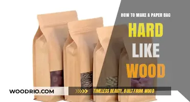Crafting Stiffness: The Art of Hardening Paper Bags