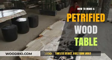 Crafting a Stunning Petrified Wood Table: Step-by-Step Guide