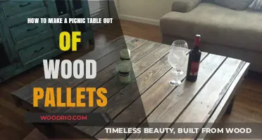 DIY Wood Pallet Picnic Table: Easy, Affordable, and Eco-Friendly Project