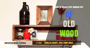 Crafting a Rustic Pot Hanger from Reclaimed Wood: DIY Guide