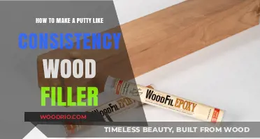 DIY Wood Filler: Achieving Putty-Like Consistency for Flawless Repairs