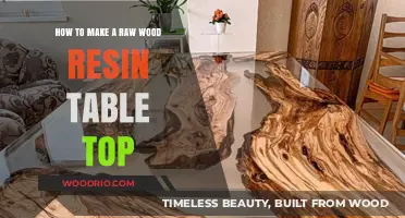 Crafting a Stunning Raw Wood Resin Table Top: Step-by-Step Guide