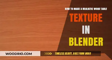 Mastering Realistic Wood Table Textures in Blender: A Step-by-Step Guide