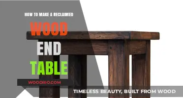 Crafting a Rustic Reclaimed Wood End Table: DIY Guide