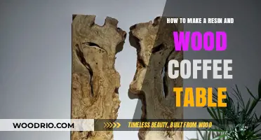 Crafting a Stunning Resin and Wood Coffee Table: DIY Guide