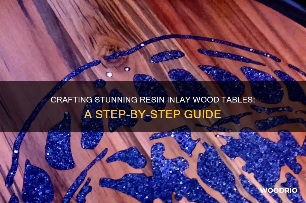 how to make a resin inlay wood table