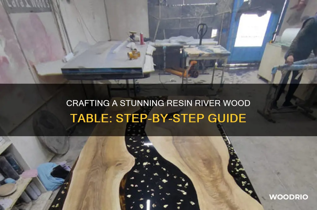 how to make a resin river wood table