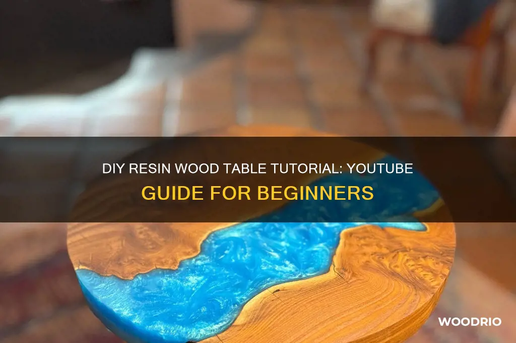 how to make a resin wood table on utobe