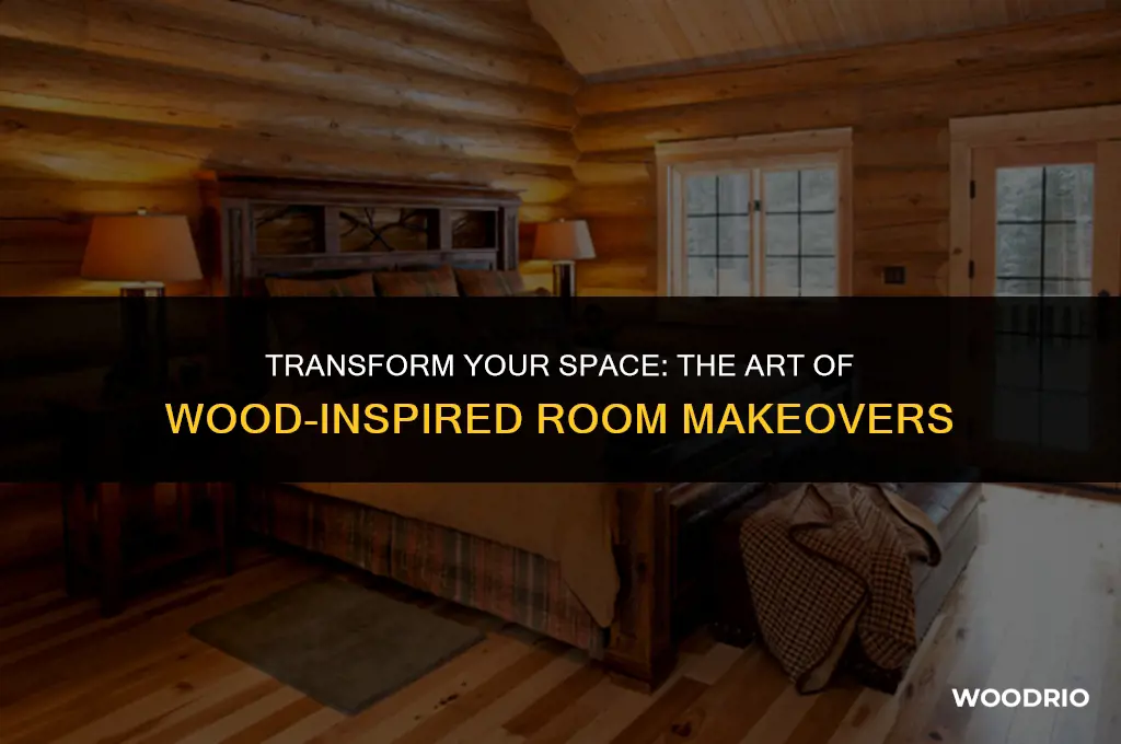 how to make a room look like wood