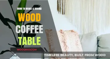 Crafting a Stunning Round Wood Coffee Table: DIY Guide