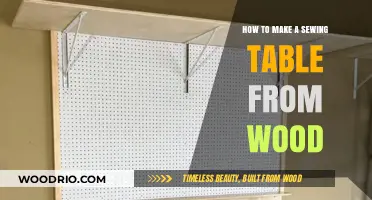 Crafting Your Perfect Wooden Sewing Table: A DIY Guide