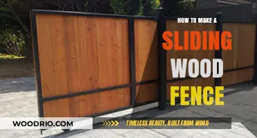 Crafting a Smooth Sliding Wood Fence: A DIY Guide